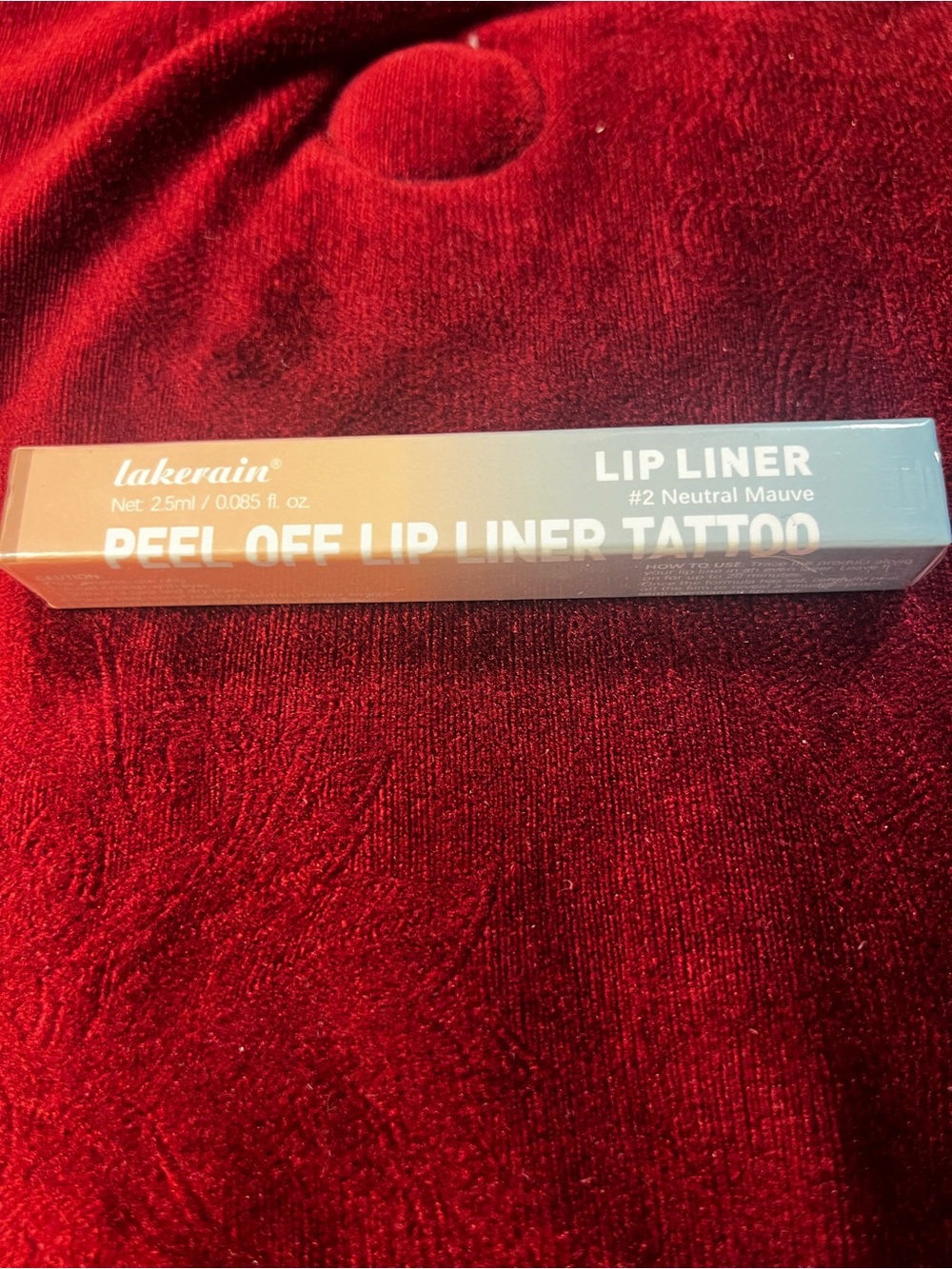 Lakerain Peel-Off Lip Liner Tattoo - Neutral Mauve